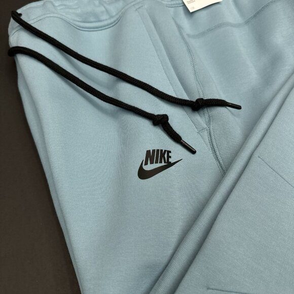 Nike Tech Fleece Pants Joggers Denim Turquoise FB8002-464 Men’s Sizes - Picture 2 of 7